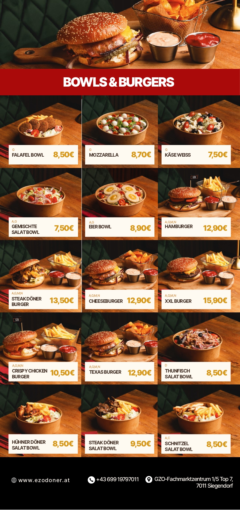 EZO Restaurant – Döner & Pizza | Siegendorf